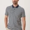 S.Oliver Poloshirt - Navy Stripes -Herrenbekleidung 8f2cf04dabfb4127ad30729c28662afd