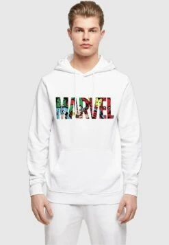 MARVEL LOGO CHARACTER INFILL - Kapuzenpullover - White
