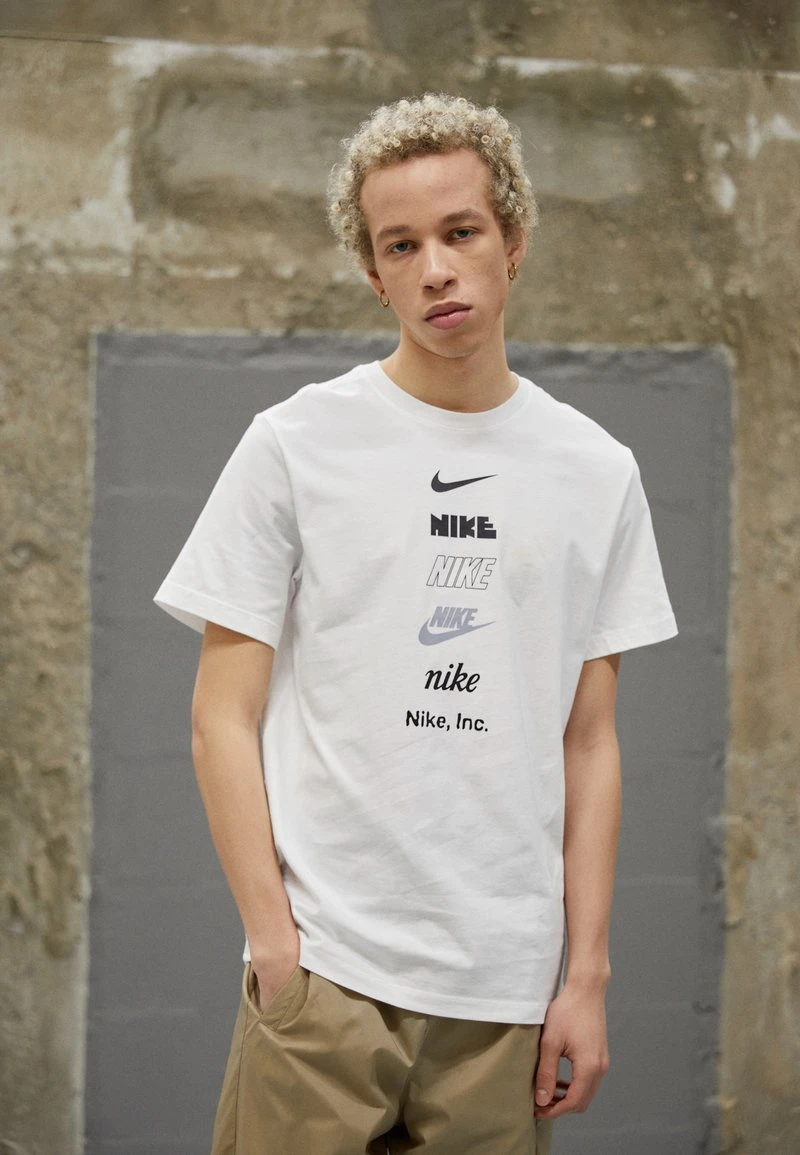 Nike Sportswear TEE CLUB - T-Shirt Print - White 3 Nike Sportswear TEE CLUB - T-Shirt Print - White