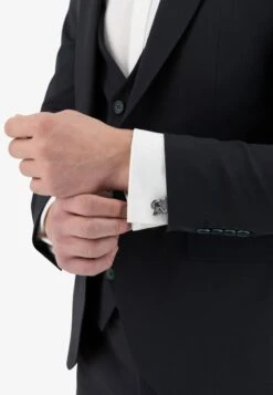 BUCHSTABE K - 1-TEILIG - Manschettenknopf - Silber