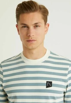 BRETON - T-Shirt Print - Light Blue -Herrenbekleidung 917cae421dfb46d893c3310df9e2e6fe