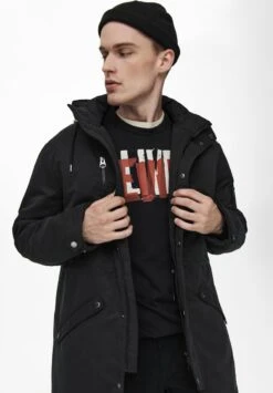 Only & Sons ONSKLAUS WINTER - Parka - Black -Herrenbekleidung 92b1f5bce68a4b37aaaab02da1eadf83