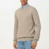 RUNDHALS - Strickpullover - Stein -Herrenbekleidung 92d9aaa1a5414fa8b85a6d500092b89f