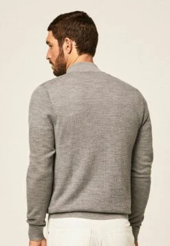Hackett London JCQD HZIP - Strickpullover - Grey 10 Hackett London JCQD HZIP - Strickpullover - Grey -Herrenbekleidung 92e64c1ac482460c82bc132285588d58
