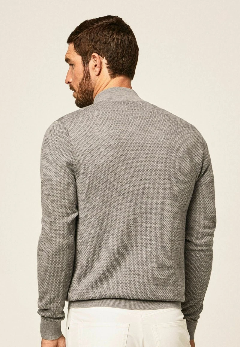 Hackett London JCQD HZIP - Strickpullover - Grey 5 Hackett London JCQD HZIP - Strickpullover - Grey – Bild 3