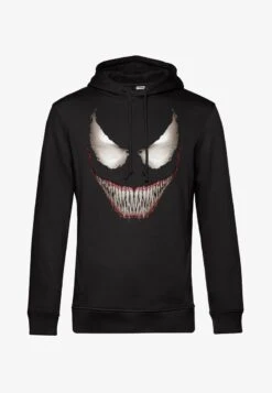 Henry Tiger MARVEL OTHER FACE - Kapuzenpullover - Black