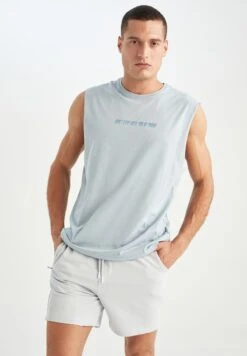 DeFacto BOX FIT - Top - White -Herrenbekleidung 9489340895034cc9b6e12dc2d07f59e5