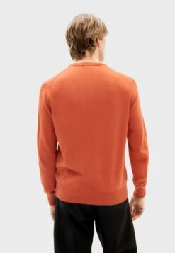 Thinking Mu ORLANDO - Strickpullover - Brick Red -Herrenbekleidung 96baac0158334edc89e3bdc2d6725c58