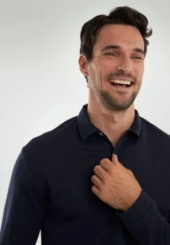 NON IRON STAIN REPELLENT - Poloshirt - Dark Blue Denim -Herrenbekleidung 97ec65b9997d4bbf807124531233167f