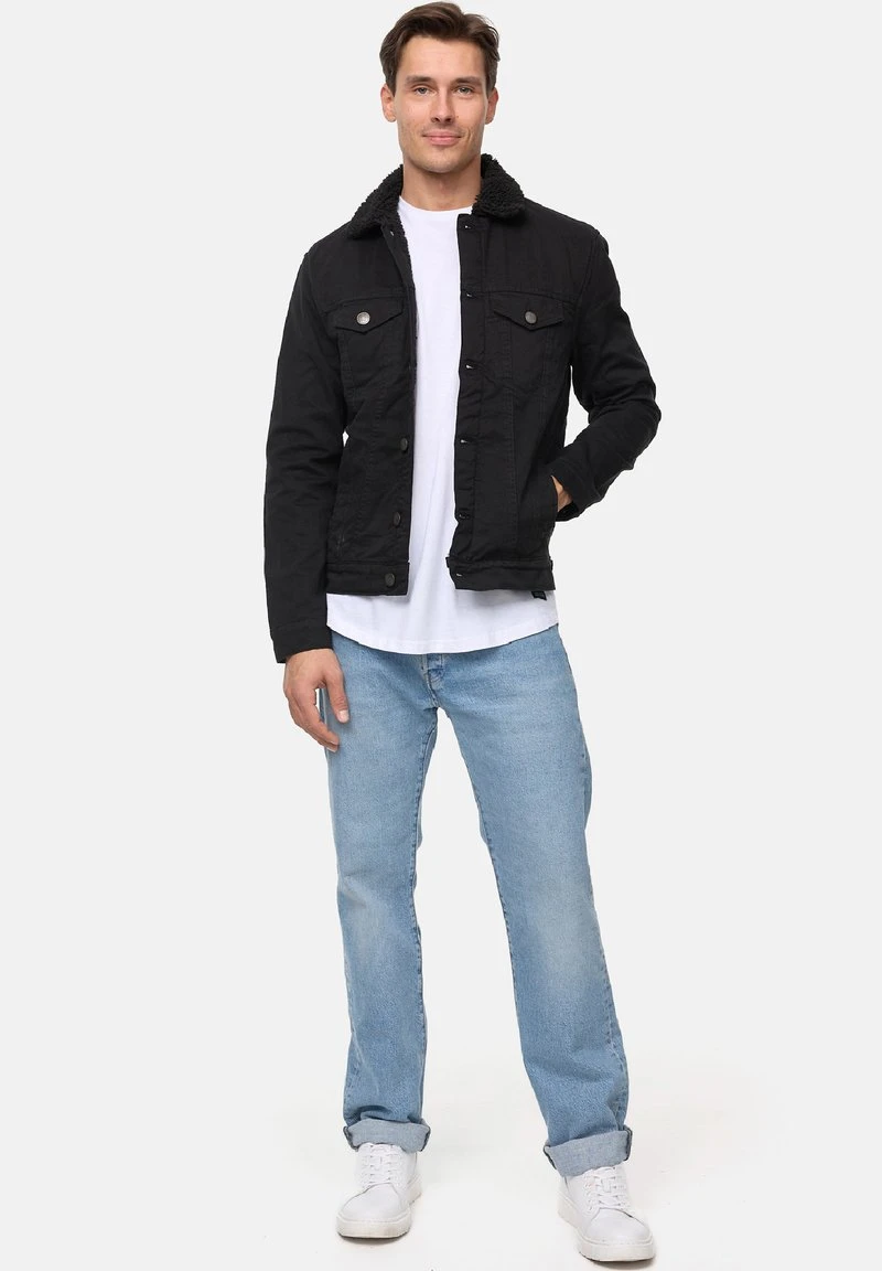 Jeansjacke - Schwarz 4 Jeansjacke - Schwarz – Bild 2