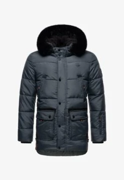 MIRONOO - Wintermantel - Stone Blue