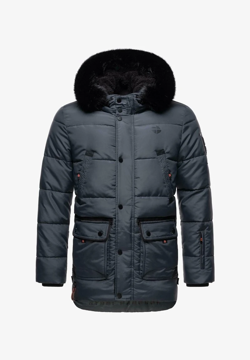 MIRONOO - Wintermantel - Stone Blue 3 MIRONOO - Wintermantel - Stone Blue