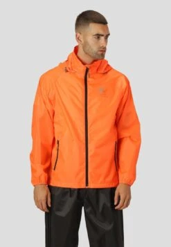 Fat Moose CASEY TECH - Regenjacke / Wasserabweisende Jacke - Neon Orange -Herrenbekleidung 9cda4baee1d84de0823193131d25a284 1