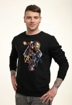 Henry Tiger AVENGERS: ENDGAME ENDGAME DIAMOND SHOT - Sweatshirt - Black -Herrenbekleidung 9da38c78e6e5407cbc1c1f9ae2729cad