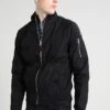 Schott KENNY - Bomberjacke - Black -Herrenbekleidung 9e5f09cbd6084682b3b92aa85021a3e2