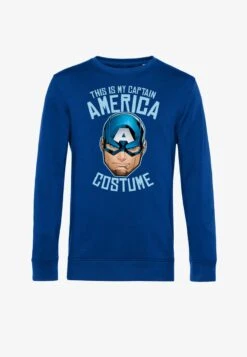Henry Tiger AVENGERS CLASSIC CAPT AMERICA COSTUME - Sweatshirt - Royal Blue -Herrenbekleidung a5b699c92ef942a895c78e554bc23894