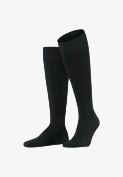 Falke ENERGIZING WOOL COMPRESSION - Kniestrümpfe - Black