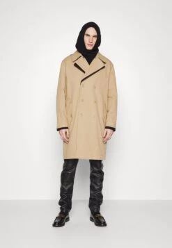 MOSCHINO LONG JACKET - Klassischer Mantel - Beige/black -Herrenbekleidung a7771af6a4c1446a8422f46ee09e326a