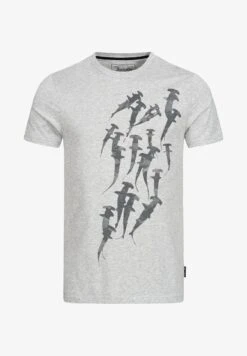 HAMMERHEAD SWARM - T-Shirt Print - Grey Melange -Herrenbekleidung a777d21c1f33444192400e57d780c5c7