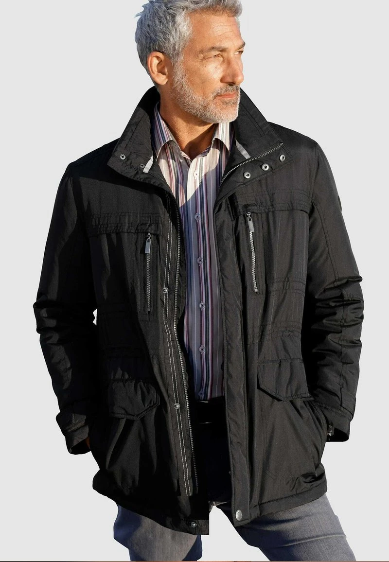 Wintermantel - Schwarz 3 Wintermantel - Schwarz