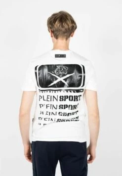 Plein Sport T-Shirt Print - Dunkelblau -Herrenbekleidung a8a70e79280d4458ba6b6f93dc0195d8