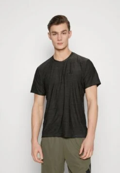 ADIDAS PERFORMANCE Sport T-shirt - Olive Strata/black
