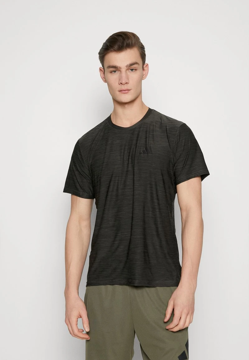 ADIDAS PERFORMANCE Sport T-shirt - Olive Strata/black 3 ADIDAS PERFORMANCE Sport T-shirt - Olive Strata/black