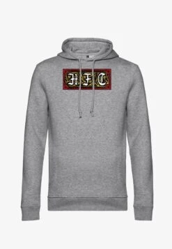 Henry Tiger STRANGER THINGS HFC EMBLEM - Kapuzenpullover - Heather Grey -Herrenbekleidung abc43af4af284b2db28c41674f4ac86f