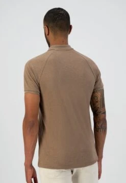 RAGLAN MELANGE - Poloshirt - Dessert Brown -Herrenbekleidung ac511615ae6c4a2ea79a1383725de37e