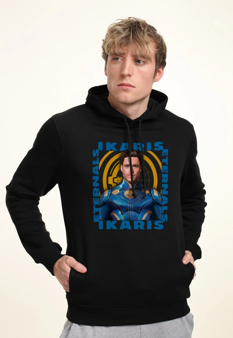 Henry Tiger MARVEL THE ETERNALS IKARIS HERO BOX - Kapuzenpullover - Black 3 Henry Tiger MARVEL THE ETERNALS IKARIS HERO BOX - Kapuzenpullover - Black