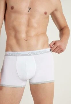 BORDI A CONTRASTO CON LOGO - Panties - White Light Grey Blend -Herrenbekleidung ae1e1f9da7324bf9b770bac7eb7f439d