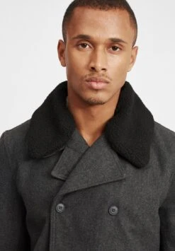 Solid SDPINTO - Kurzmantel - Dark Grey Melange -Herrenbekleidung b06b6fc57d5349678be44a77b06eeb77