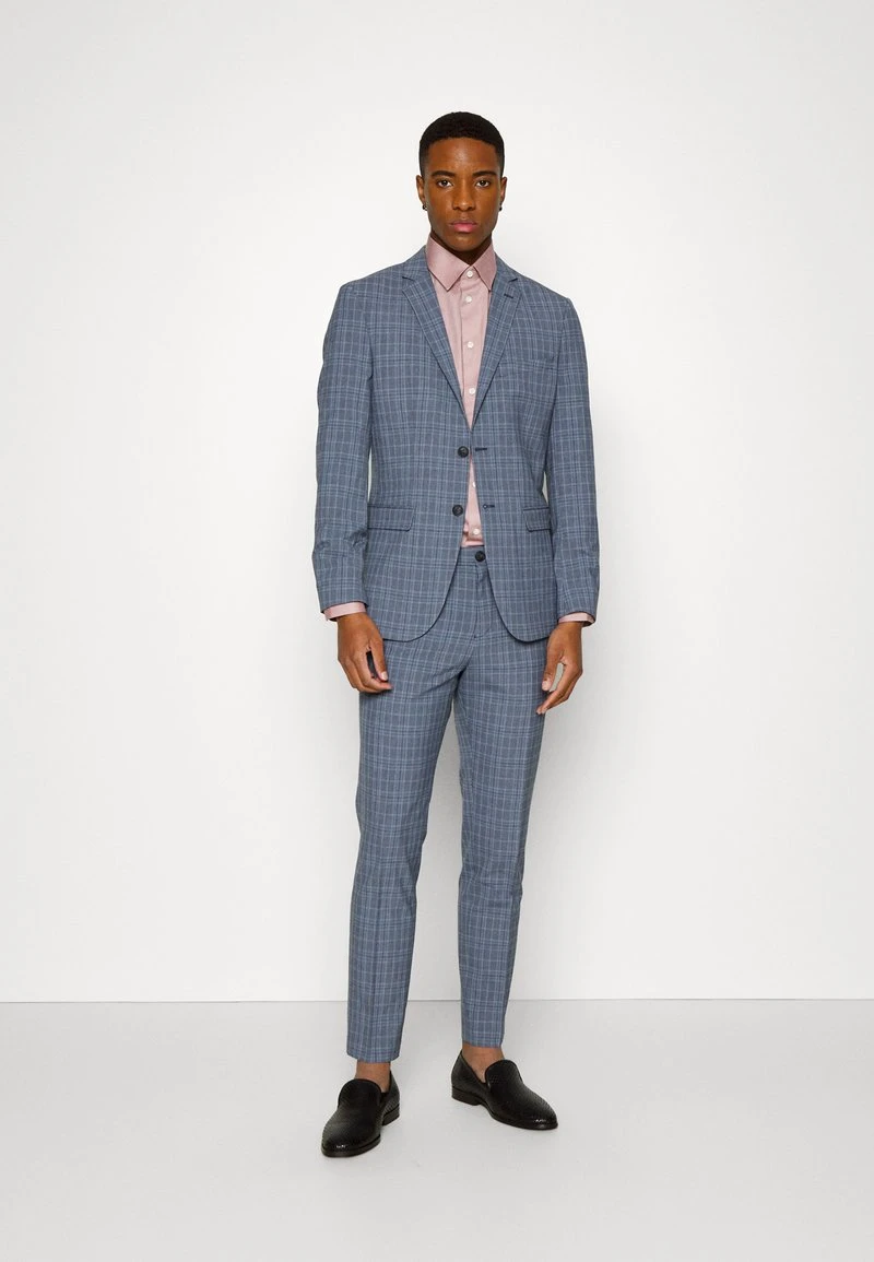 Selected Homme SLHSLIM LIAM SUIT - Anzug - Grey/blue 4 Selected Homme SLHSLIM LIAM SUIT - Anzug - Grey/blue – Bild 2