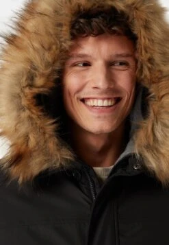 Mavi BASIC HOODED - Wintermantel - Black 11 Mavi BASIC HOODED - Wintermantel - Black -Herrenbekleidung b25e7541b35243289c936327b9bf693d