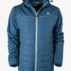 ALRUUT III HYBRID MIT ABNEHMBARER KAPUZE - Winterjacke - Blau Grau