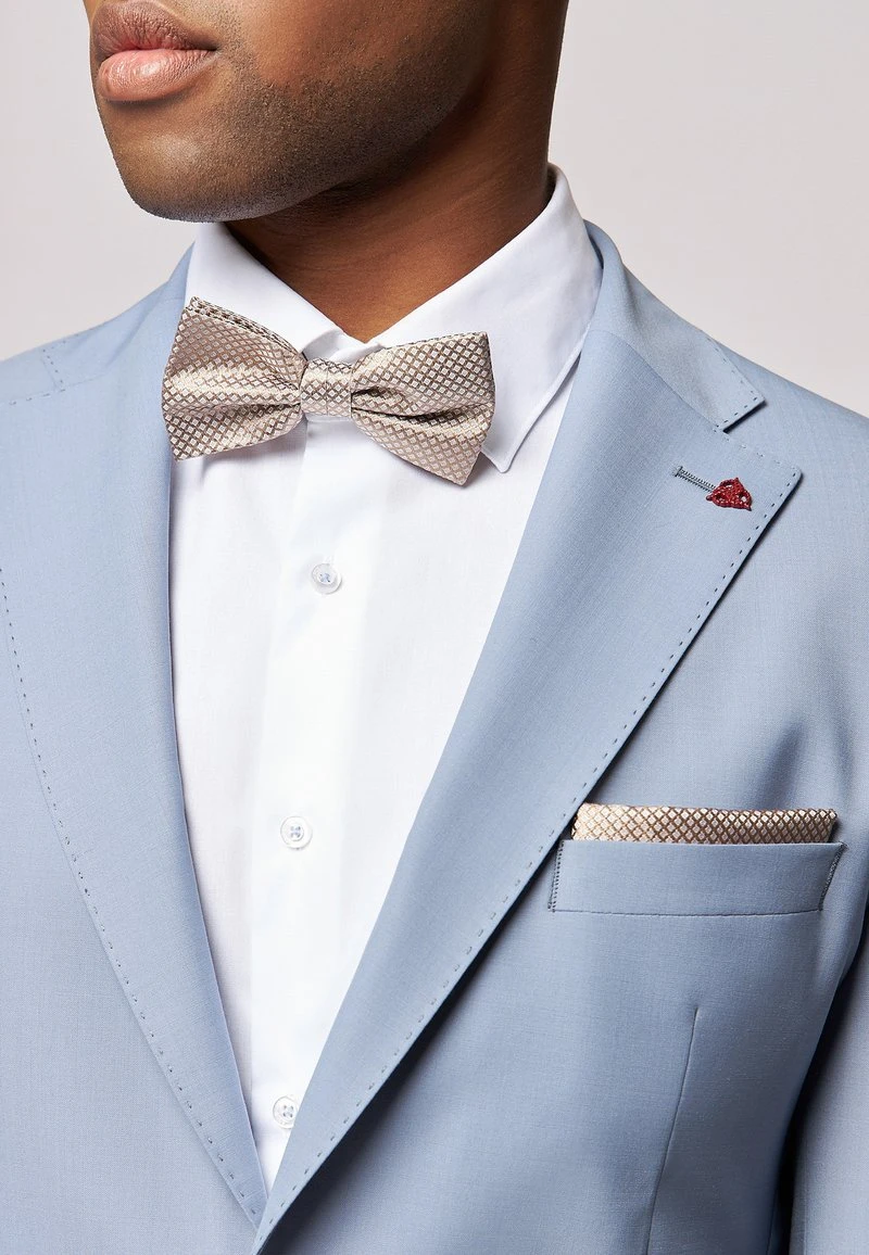 ROY ROBSON FLIEGE SET - Einstecktuch - Braun 6 ROY ROBSON FLIEGE SET - Einstecktuch - Braun – Bild 4