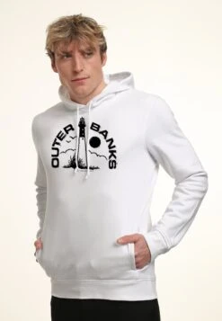 Henry Tiger OUTER BANKS LIGHTHOUSE BADGE - Kapuzenpullover - White -Herrenbekleidung b4ee15103f324643abae90922a4ec4e0 1