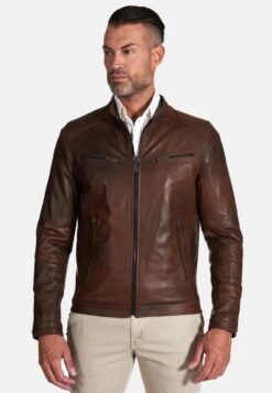 Lederjacke - Brown