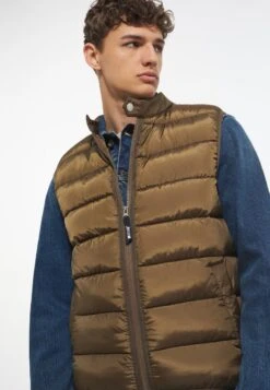 Mustang DENNIS - Weste - Grün -Herrenbekleidung b78044cf818642fc8125ce805b149429