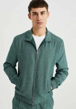 WE FASHION MET DESSIN - Übergangsjacke - Green