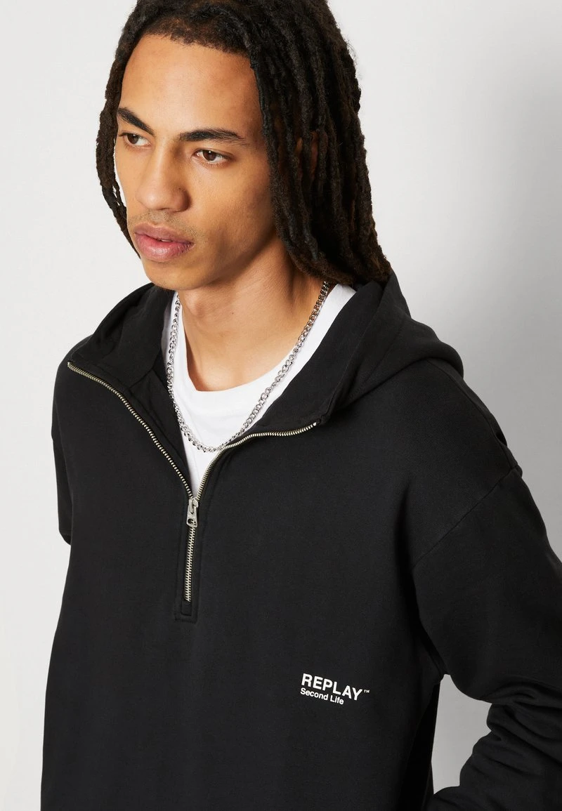 Replay SECOND LIFE - Kapuzenpullover - Schwarz 6 Replay SECOND LIFE - Kapuzenpullover - Schwarz – Bild 4
