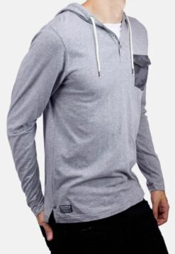 Koroshi Langarmshirt - Gris -Herrenbekleidung be2fd5da7ab24bd984c067ecd12659f3