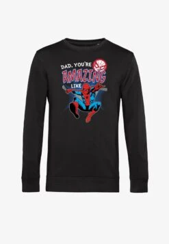 Henry Tiger SPIDER-MAN CLASSIC AMAZING LIKE DAD - Sweatshirt - Black -Herrenbekleidung be79ae1022ac4d948a643efc661c9019