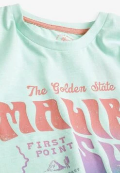 Next PRINT - T-Shirt Print - Mint Green -Herrenbekleidung bf75ecdacf1f427ba9f42bc9137fdd56