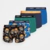 Jack & Jones JACSKULLS TRUNKS 5 PACK - Panties - Black/blue Lolite/lush Meadow/navy Blazer/blue Lolite -Herrenbekleidung bf91390496cf4c619dcd395916db4949