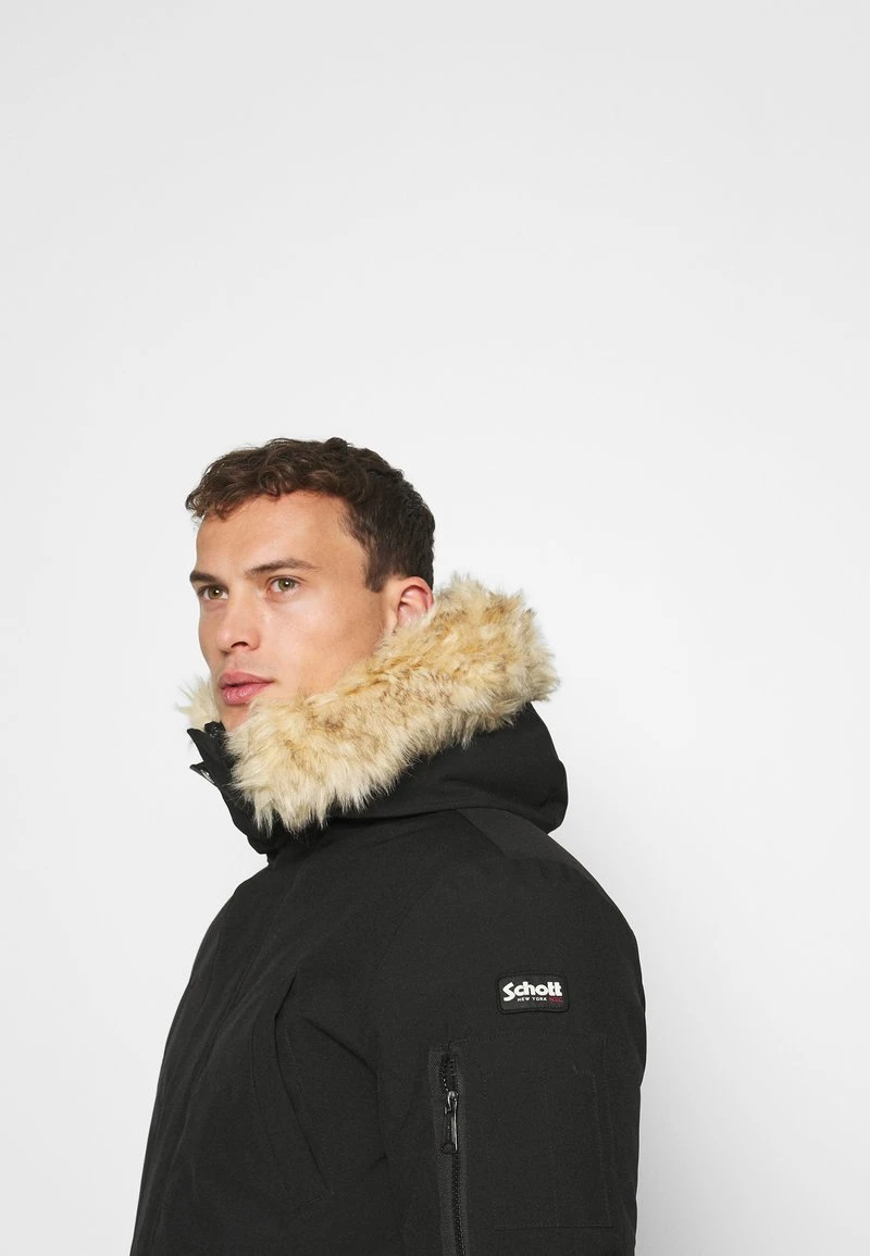 Schott NELSON - Wintermantel - Black 7 Schott NELSON - Wintermantel - Black – Bild 5