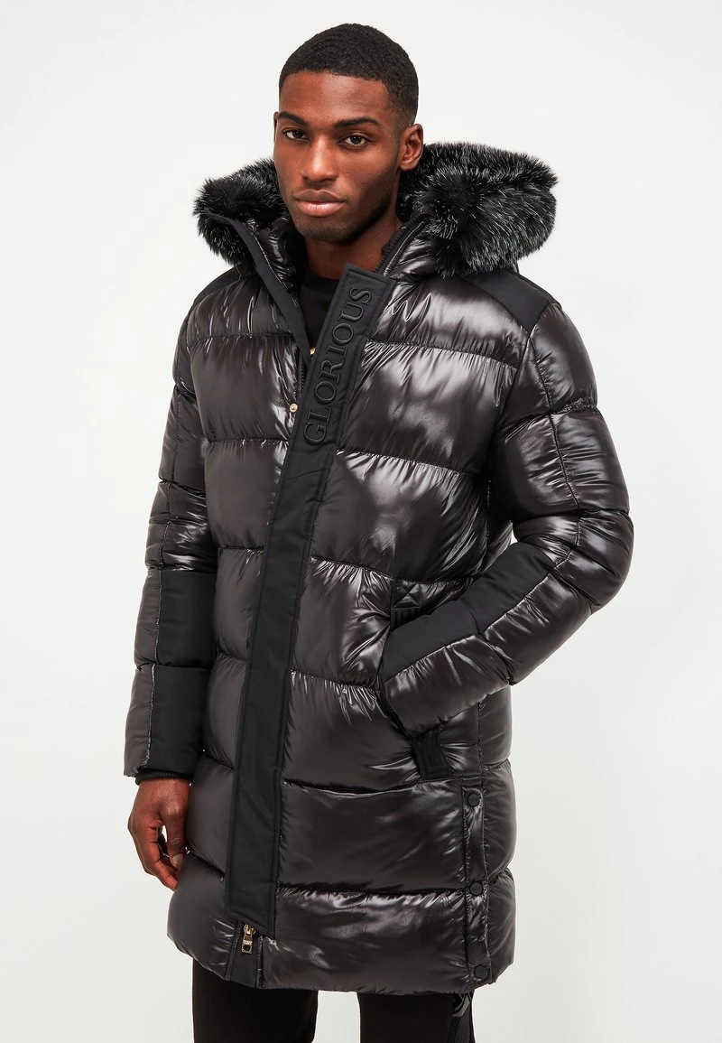 ALMEZ LONG PUFFER - Parka - High Shine Black 3 ALMEZ LONG PUFFER - Parka - High Shine Black