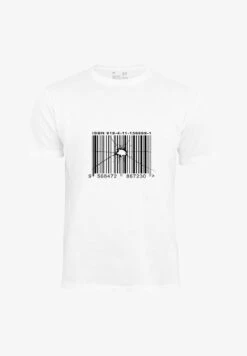 BARCODE - OUT OF ORDER - T-Shirt Print - Weiß