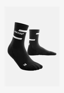 CEP COMPRESSION MID CUT THE RUN - Sportsocken - Violet/black -Herrenbekleidung c4683bc949f243539b021b64f358b992
