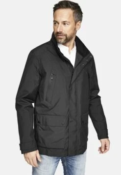 Wintermantel - Schwarz 13 Wintermantel - Schwarz -Herrenbekleidung c645f0b7dda34b4b9611f9884df76669